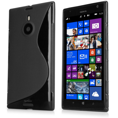 Силиконови гърбове Силиконови гърбове за Nokia Силиконов гръб ТПУ S-Case за Nokia Lumia 1520 черен